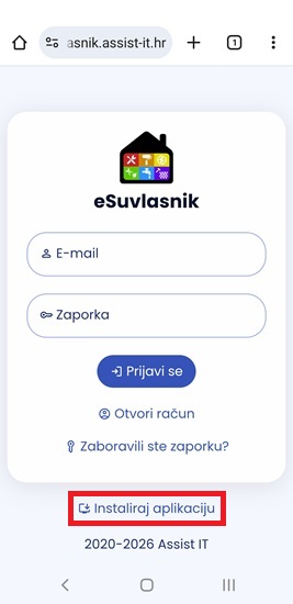 Instalacija aplikacije - Android 2