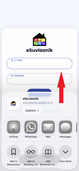 Instalacija aplikacije - iPhone 4