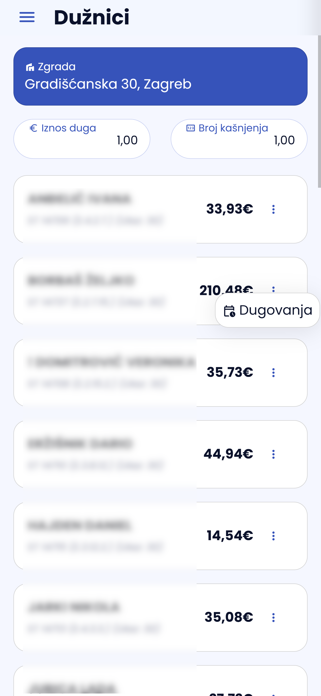 Dužnici zgrade