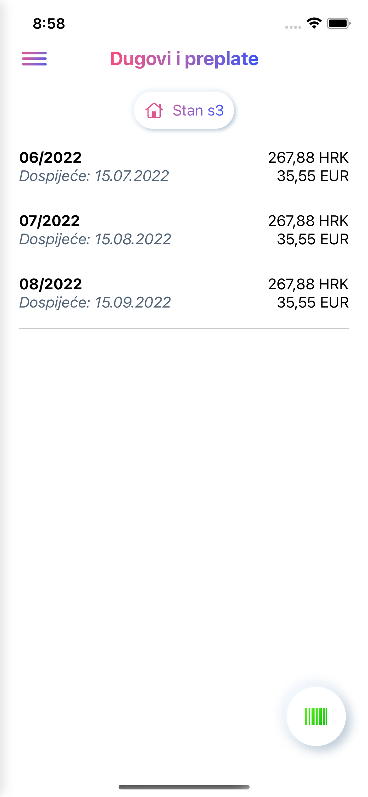 eSuvlasnik - platite pričuvu putem mobitela