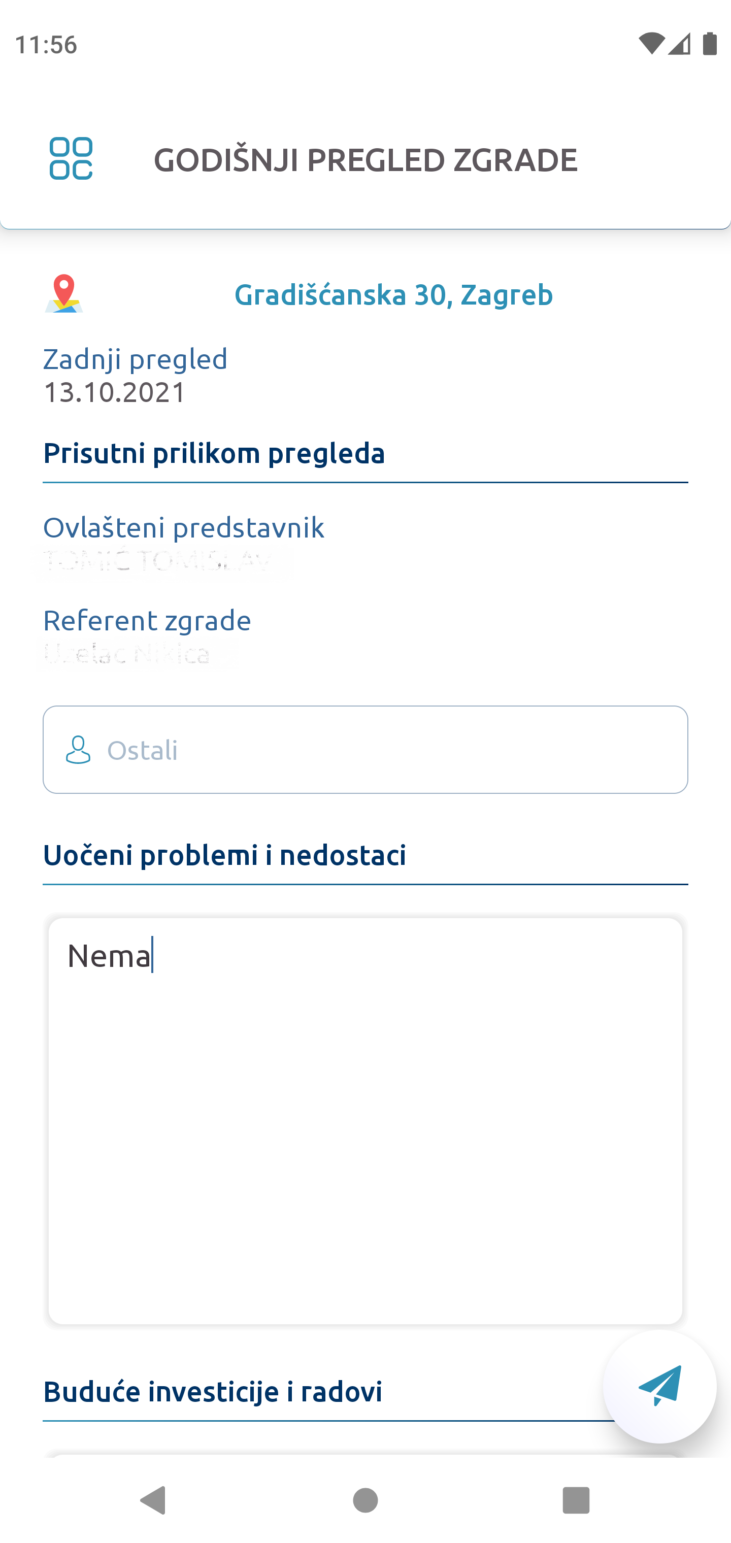 mUpravitelj - napravite godišnji pregled zgrade odmah